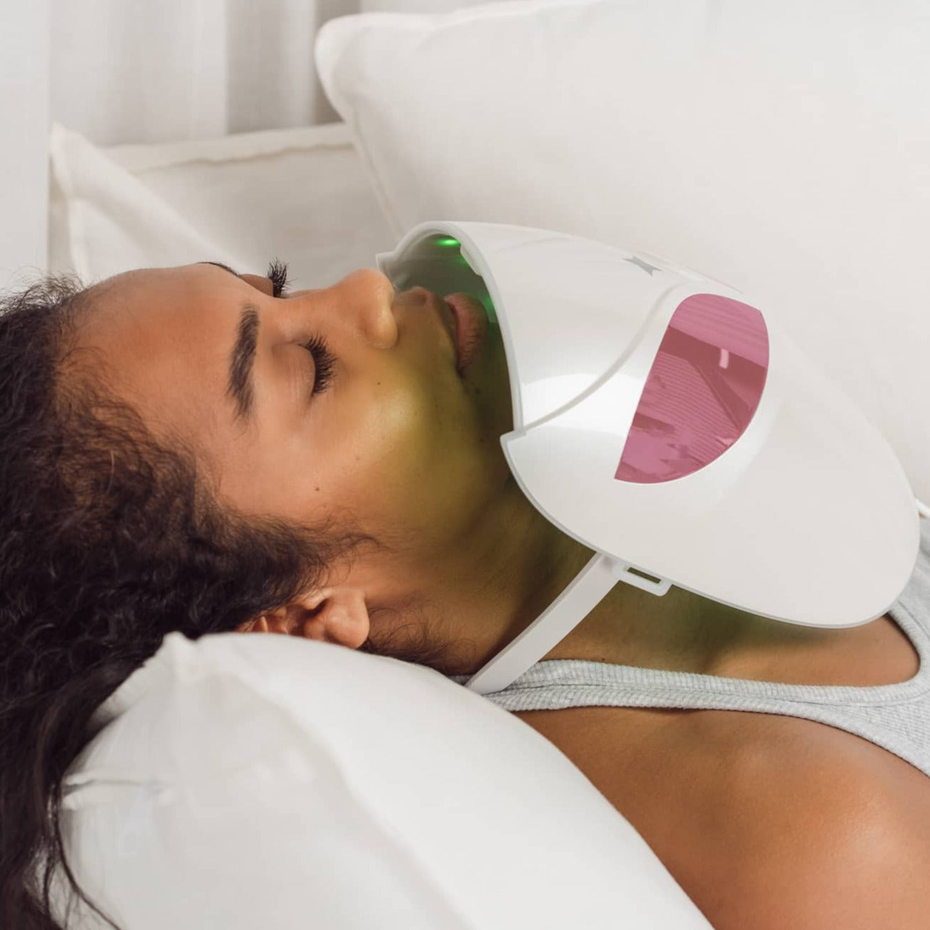 LED therapy mask for neck 