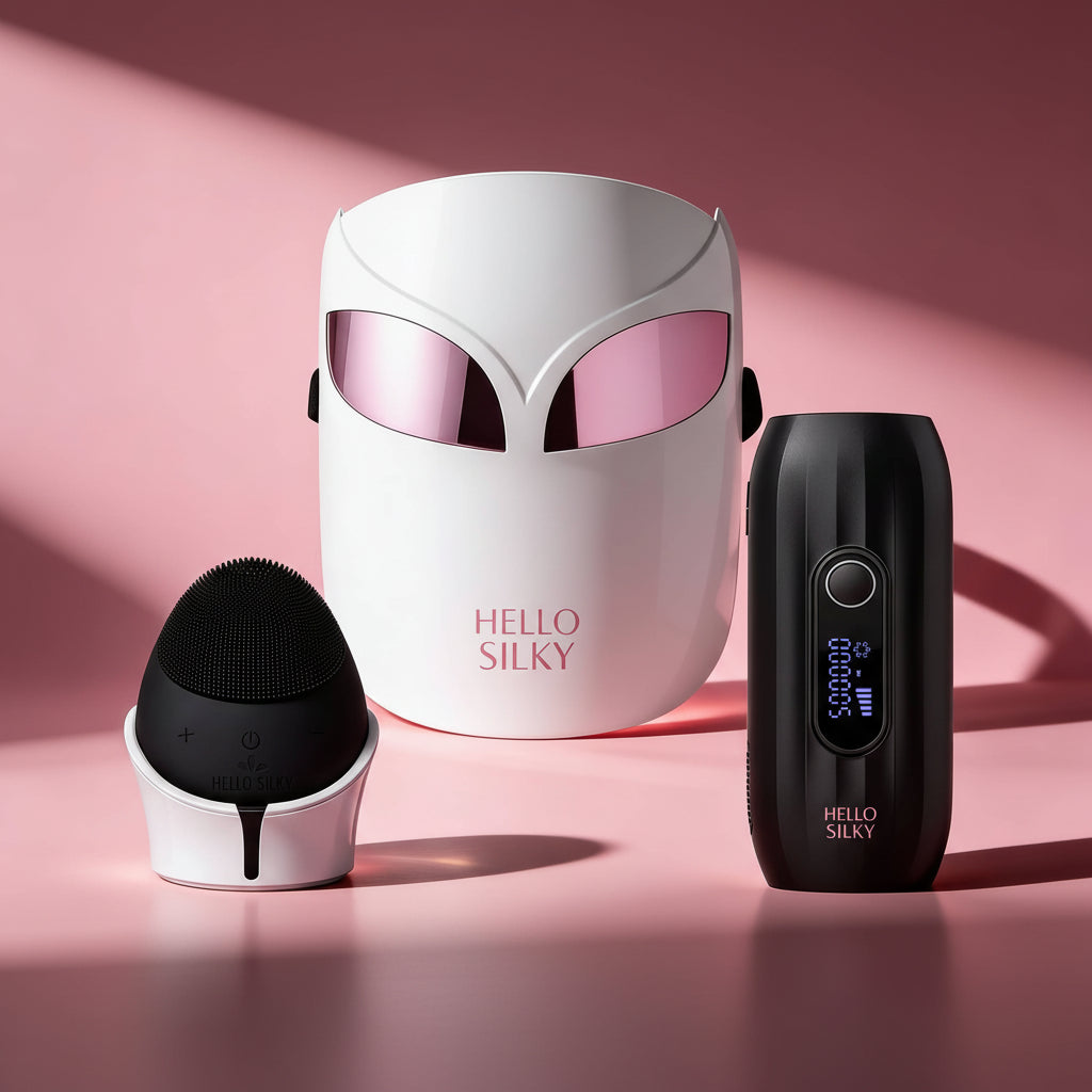 LED Light Therapy Face Mask PRO for Facial - Hello Silky